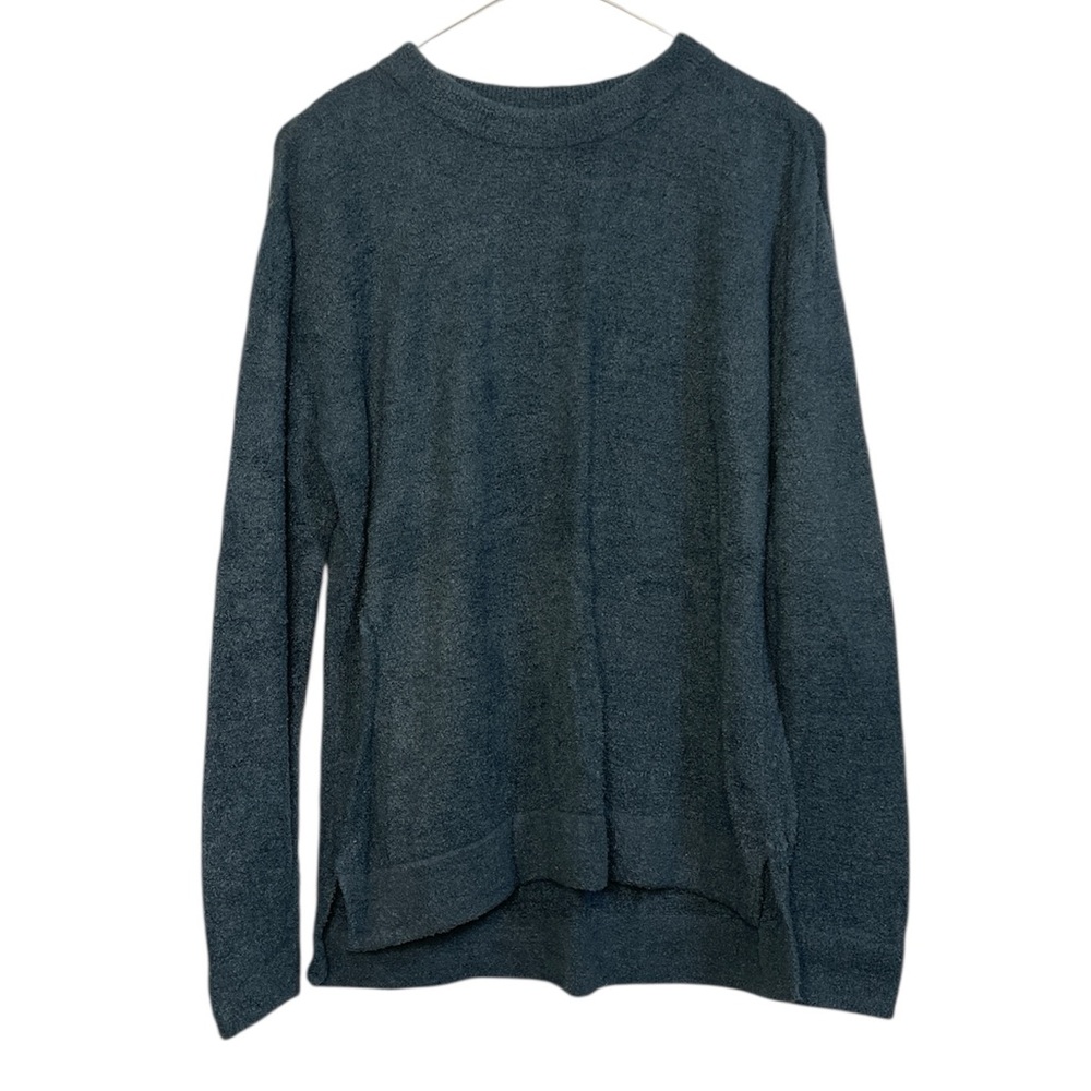 Knix Cozy Bouclé Crewneck Sweater – Blue Heather, Size M
